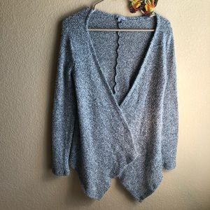 Charlotte Russe Cardigan, Small, Heathered/Marled, light weight, pet/smoke free